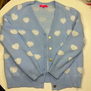 Lily Pulitzer sweater with hearts